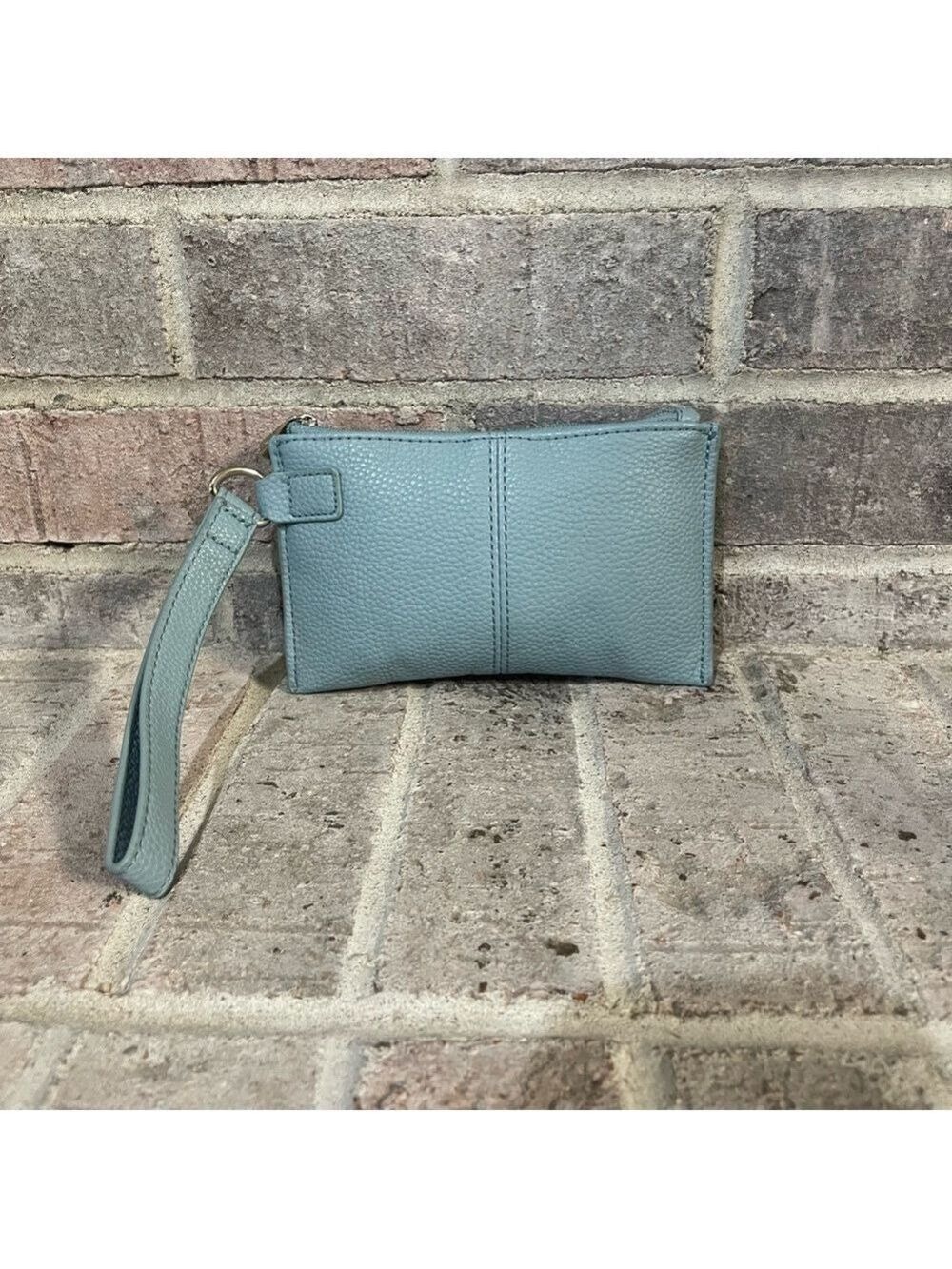 Chic Teal Wristlet Clutch